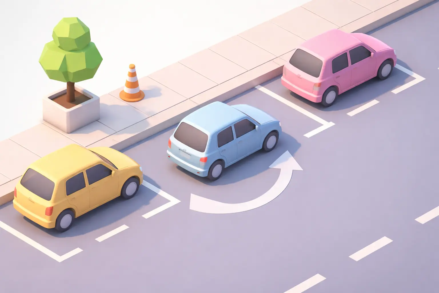 Паралельне паркування — покрокова схема